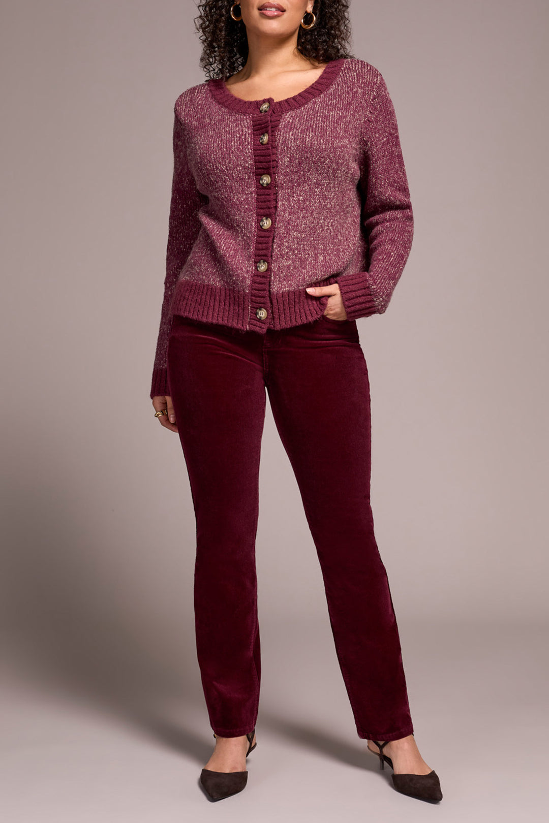 Tribal Long Sleeve Wear 2 Ways Sweater