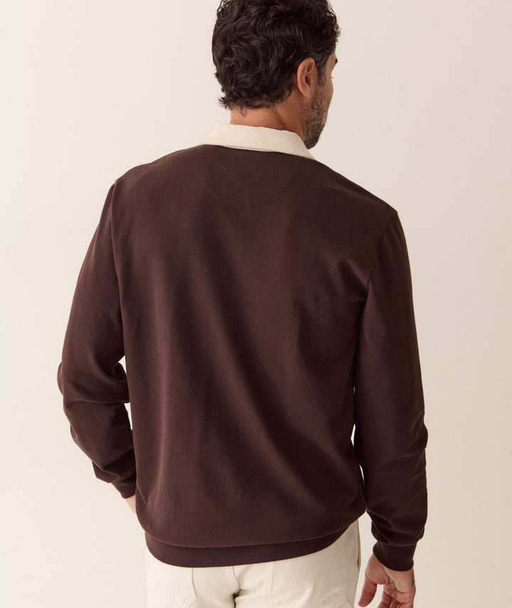 Marine Layer Sueded Rugby Polo