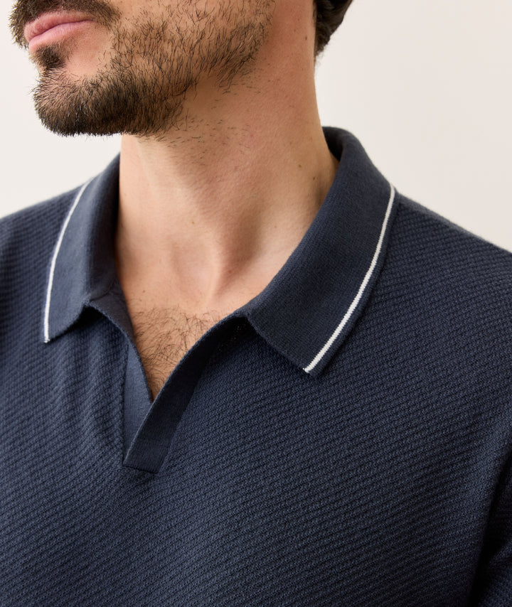 Marine Layer Greyson Sweater Polo