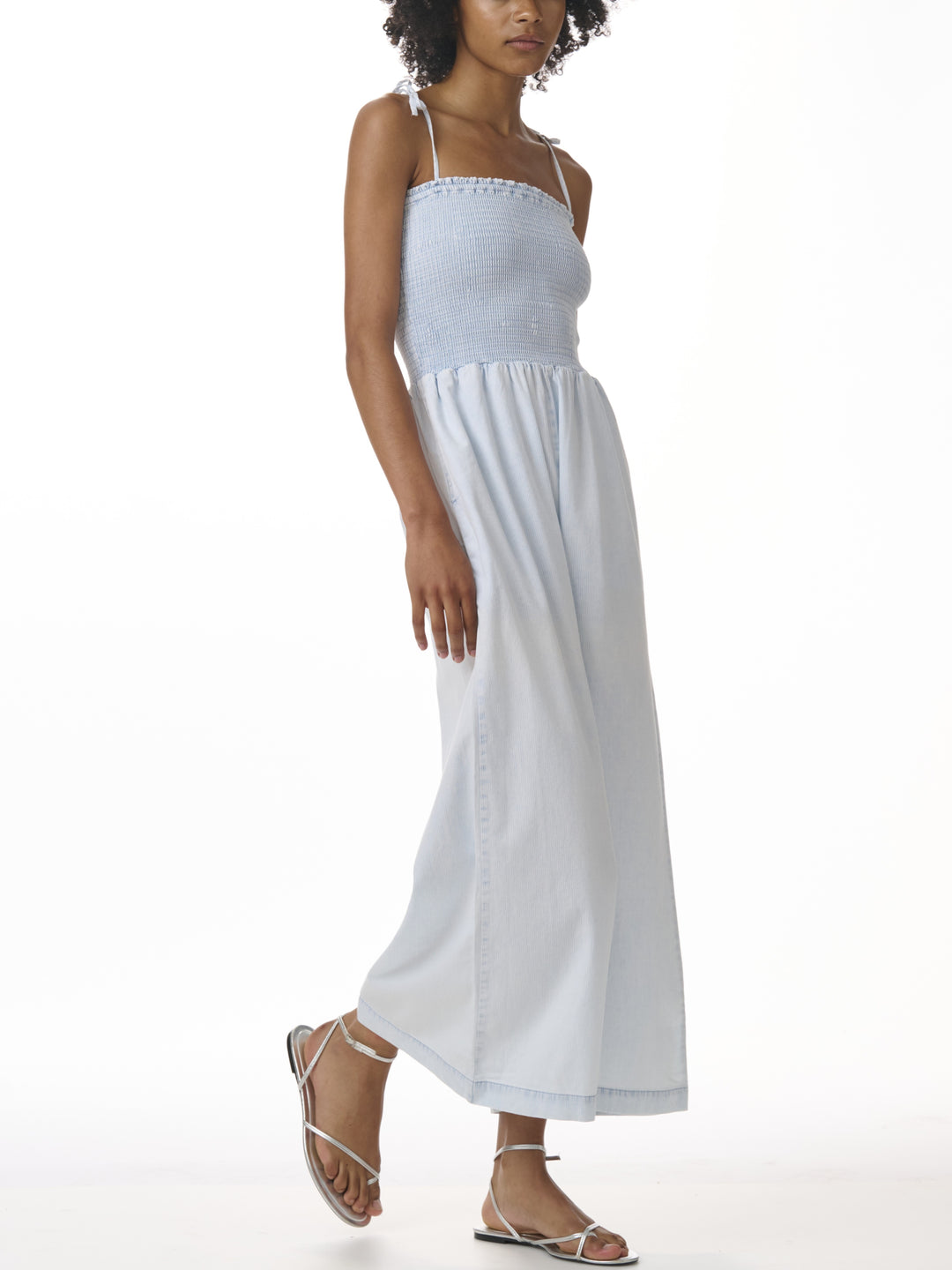 Splendid Indigo Stripe Jumpsuit