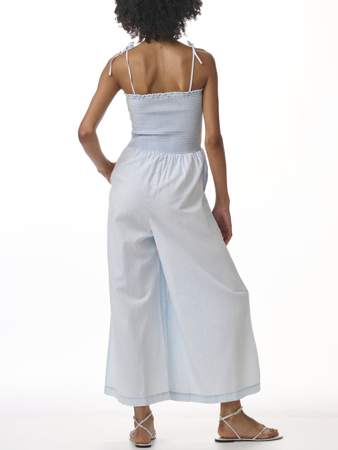 Splendid Indigo Stripe Jumpsuit