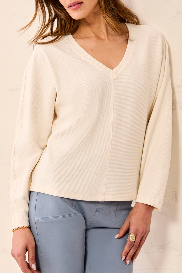 Tribal Dolman V-Neck Top