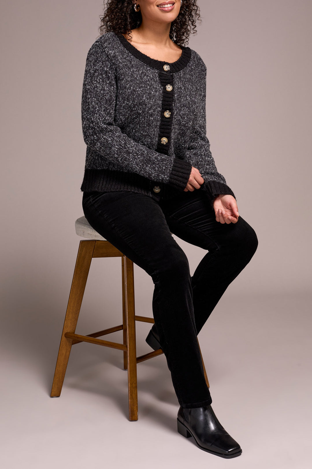 Tribal Long Sleeve Wear 2 Ways Sweater