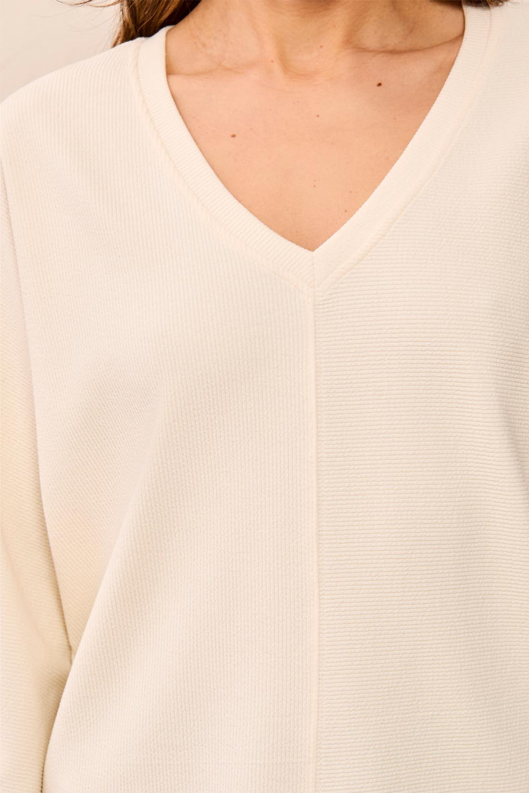 Tribal Dolman V-Neck Top