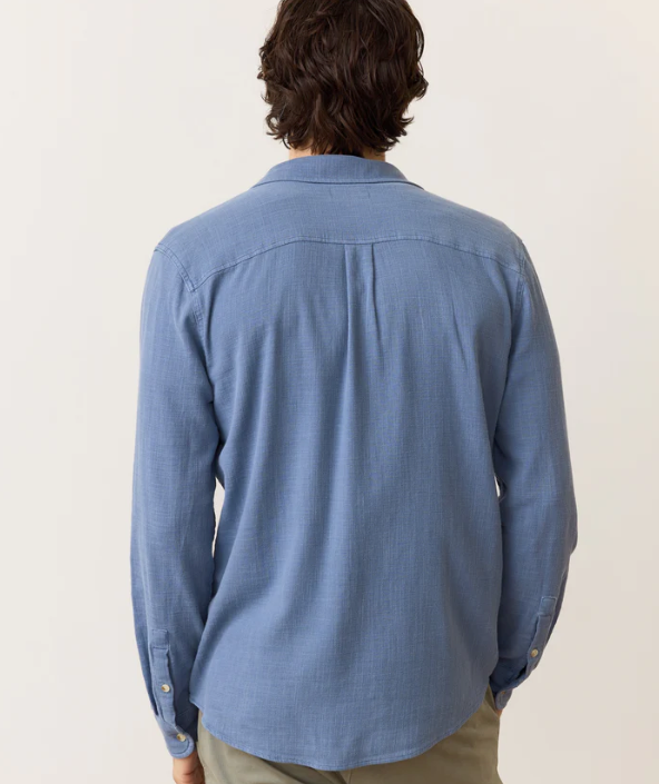 Marine Layer Classic Stretch Long Sleeve Selvage Shirt