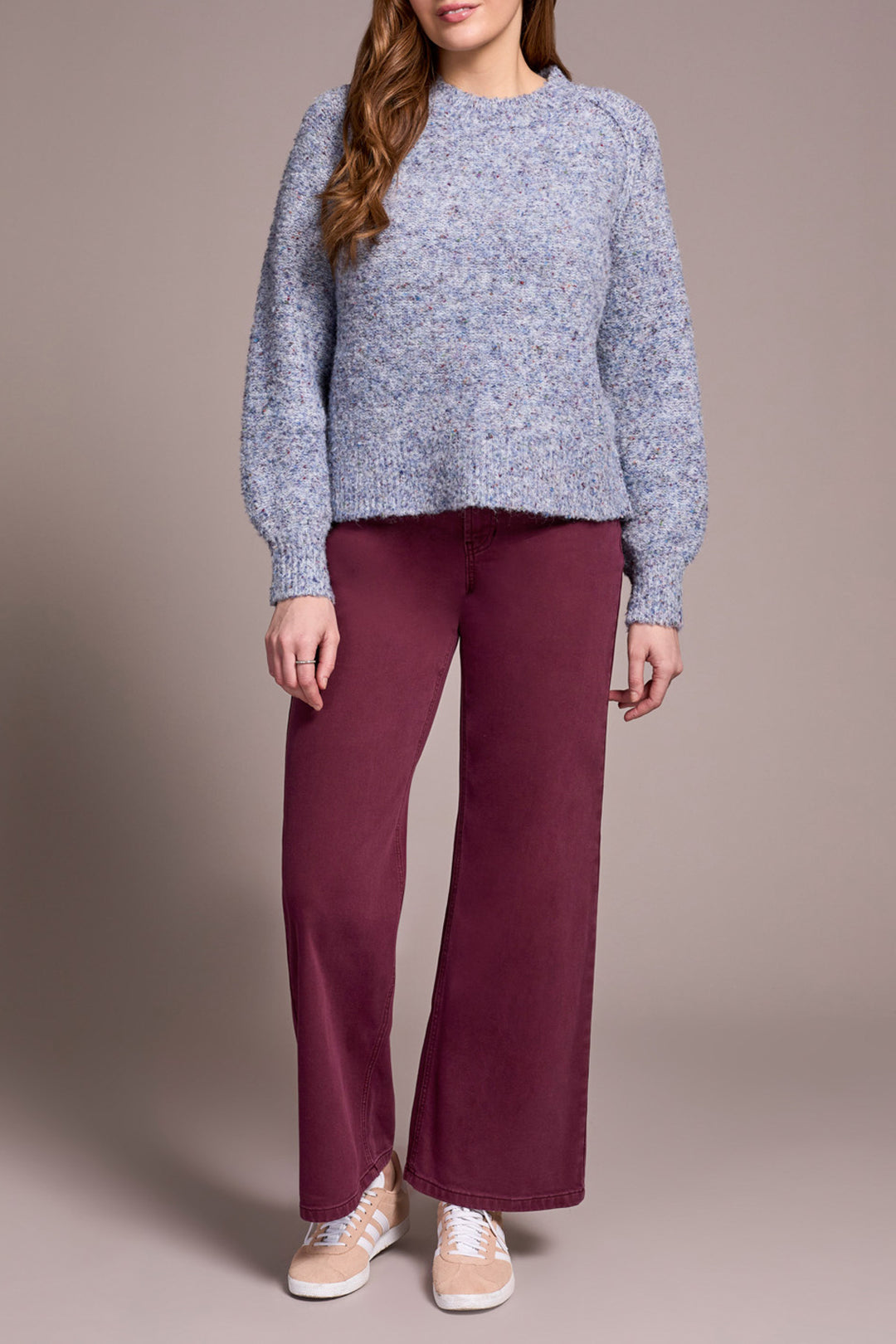 Tribal Long Sleeve Crew Neck Sweater