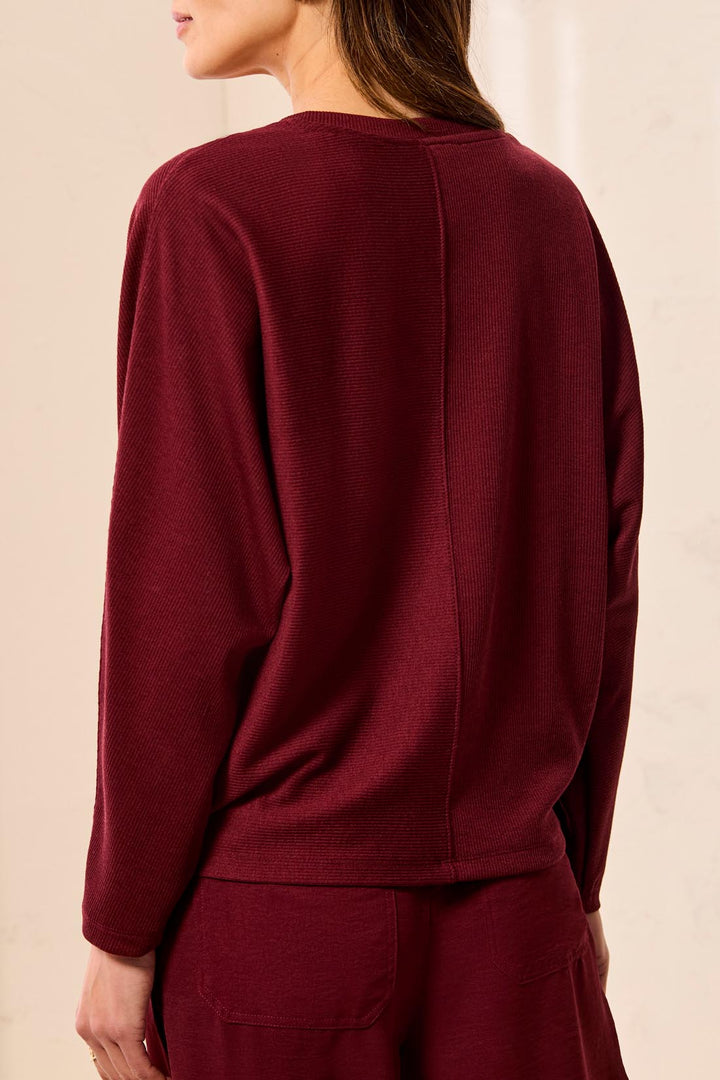 Tribal Dolman V-Neck Top