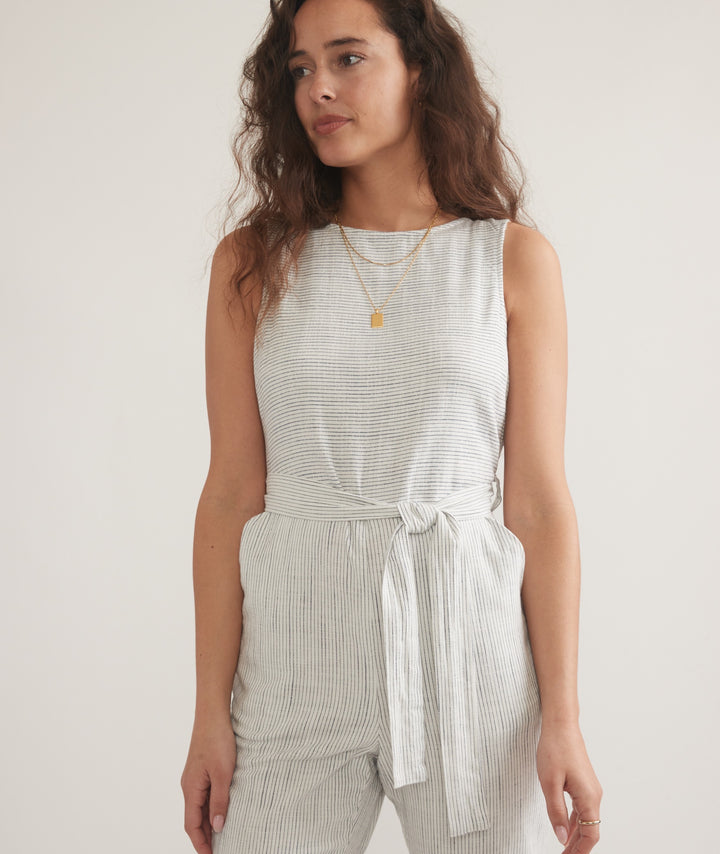 Marine Layer Eloise Jumpsuit mit Gürtel