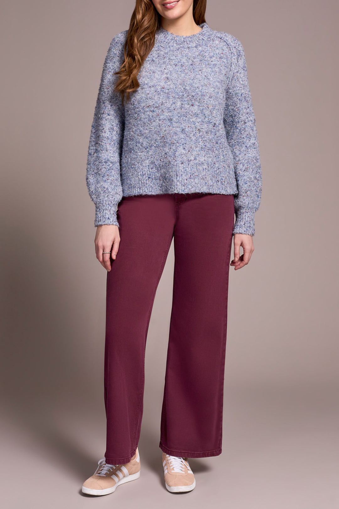 Tribal Long Sleeve Crew Neck Sweater