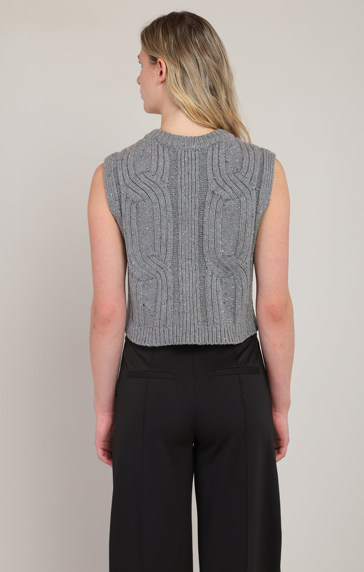 Room34 Cable Sweater Vest