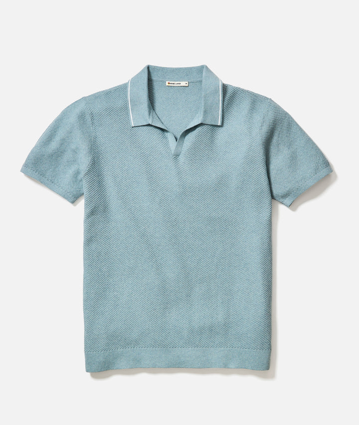 Marine Layer Greyson Sweater Polo