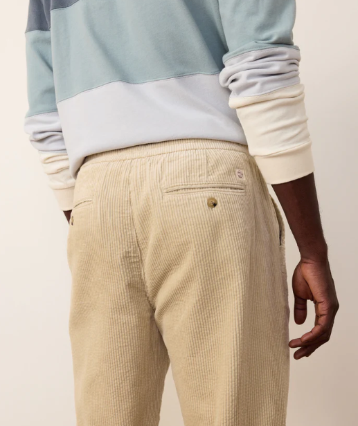 Marine Layer Saturday Corduroy Relaxed Fit Ankle Length Pant
