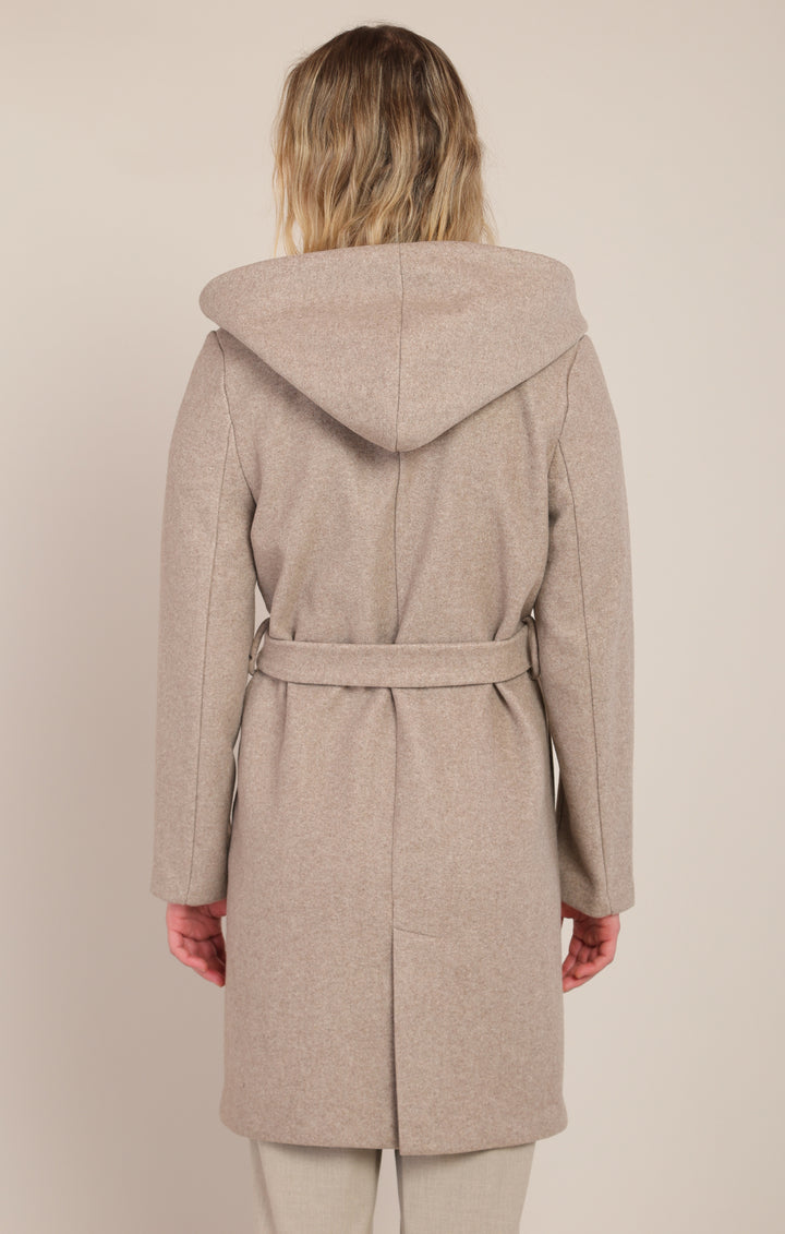 Room34 Belted Hooded Coat