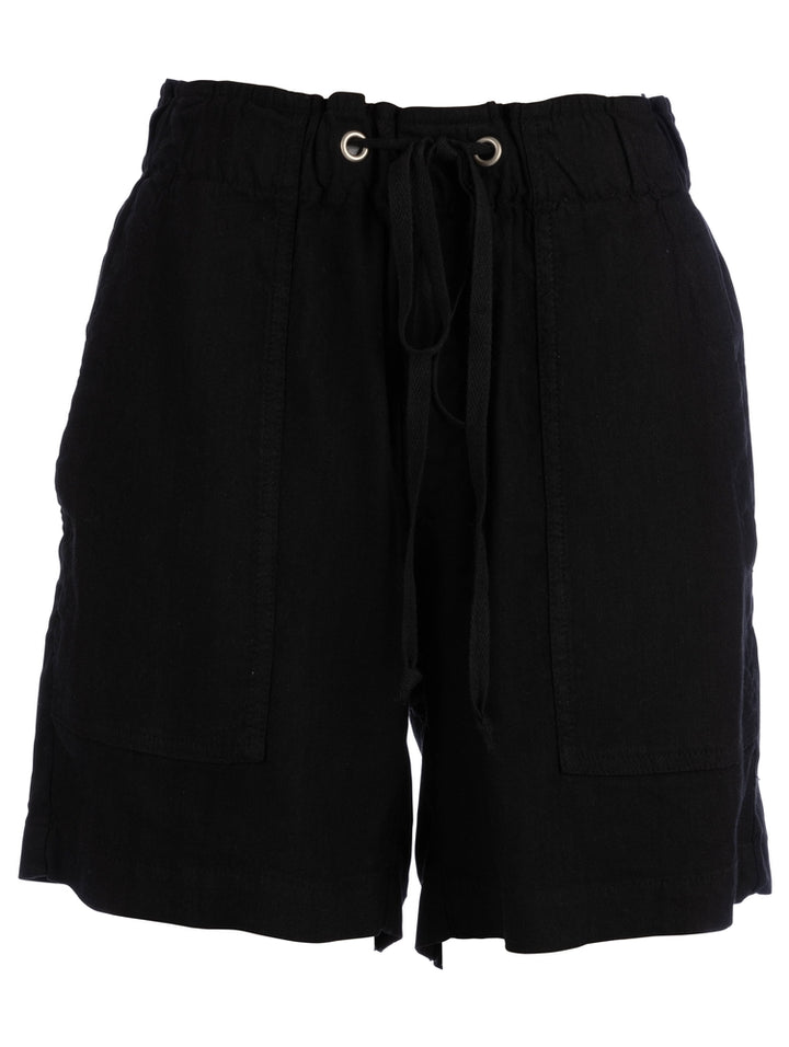 Kut Katana High Rise Short with Drawstring and Porkchop Pockets