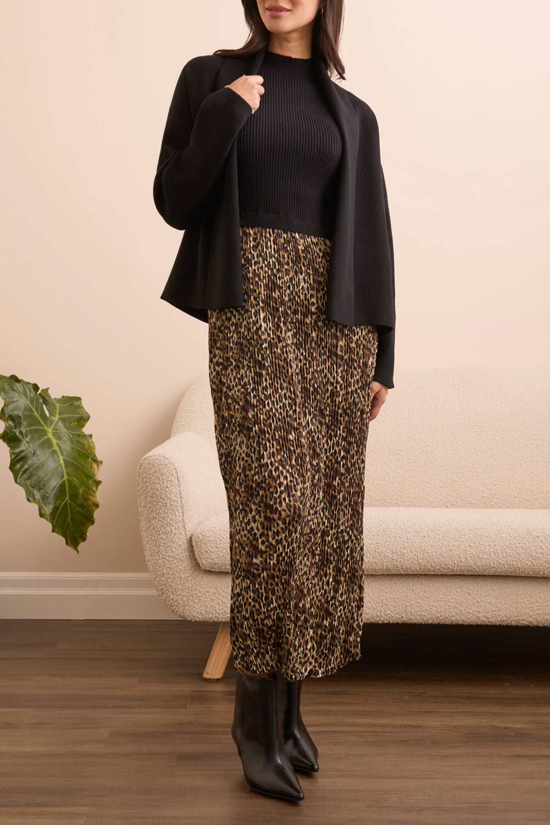 Tribal Long Sleeve Short Coatigan