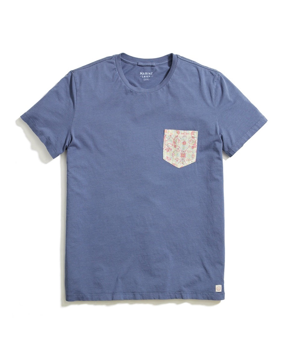 Marine Layer Signature Printed Pocket Tee