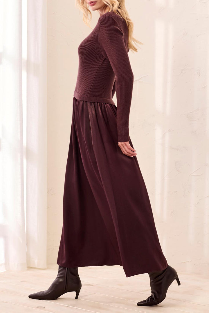 Tribal Mixed Media Maxi Dress