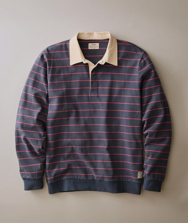 Marine Layer Sueded Rugby Polo