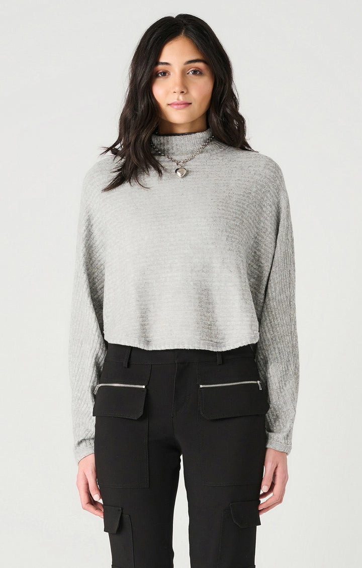 Dex Dolman Sleeve Soft Ribbed Turtleneck