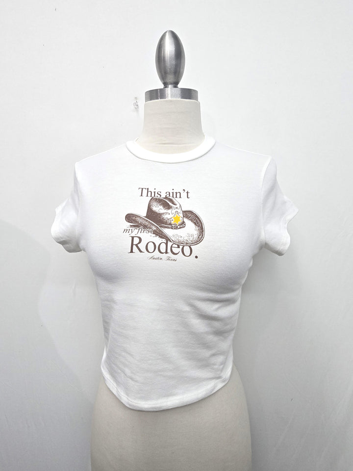 G Mini This Aint My First Rodeo Cotton Tee