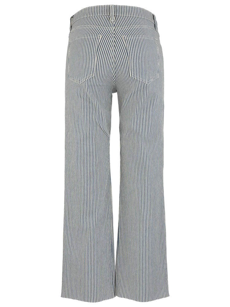 Kut Kelsey High Rise Fab Ab Ankle Flare Pant-Stripe