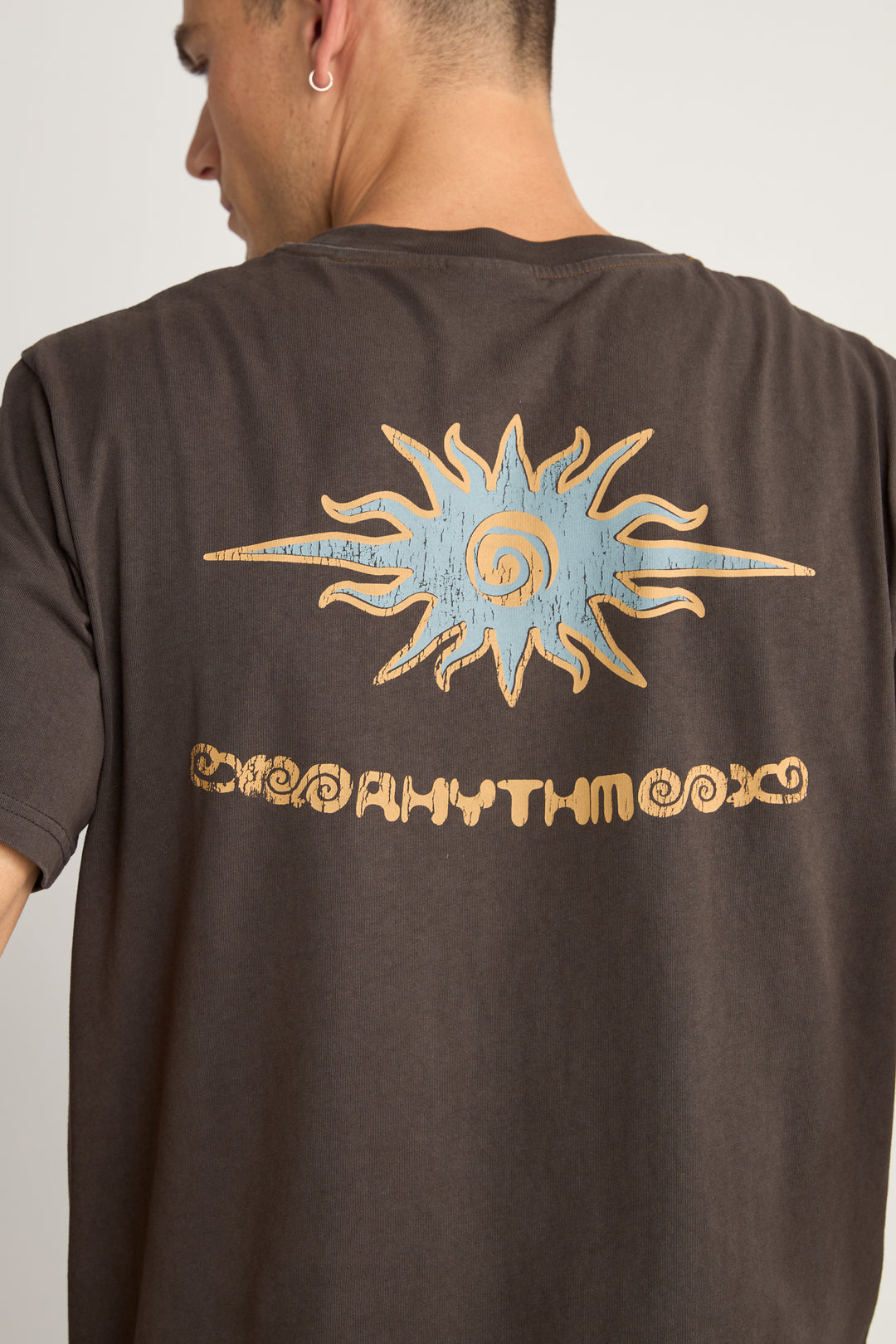 Rhythm Flame Printed Vintage Short Sleeve T-Shirt