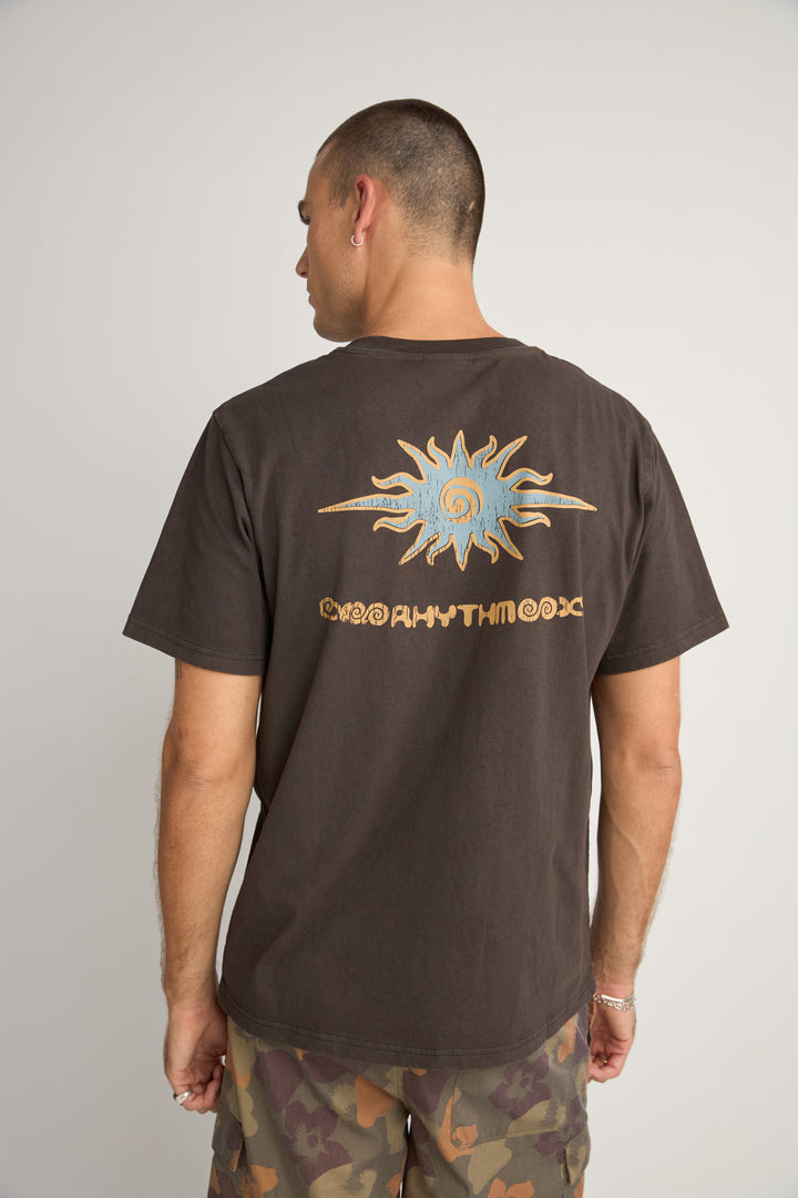 Rhythm Flame Printed Vintage Short Sleeve T-Shirt