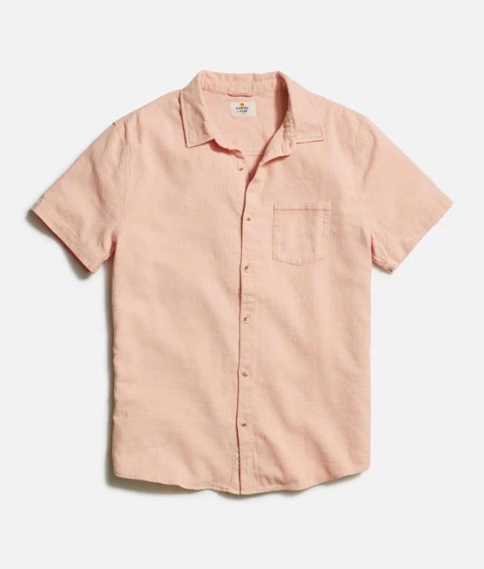 Marine Layer SS Classic Stretch Selvage Shirt