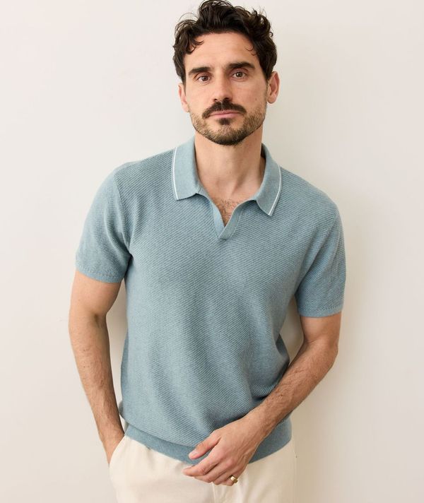 Marine Layer Greyson Sweater Polo
