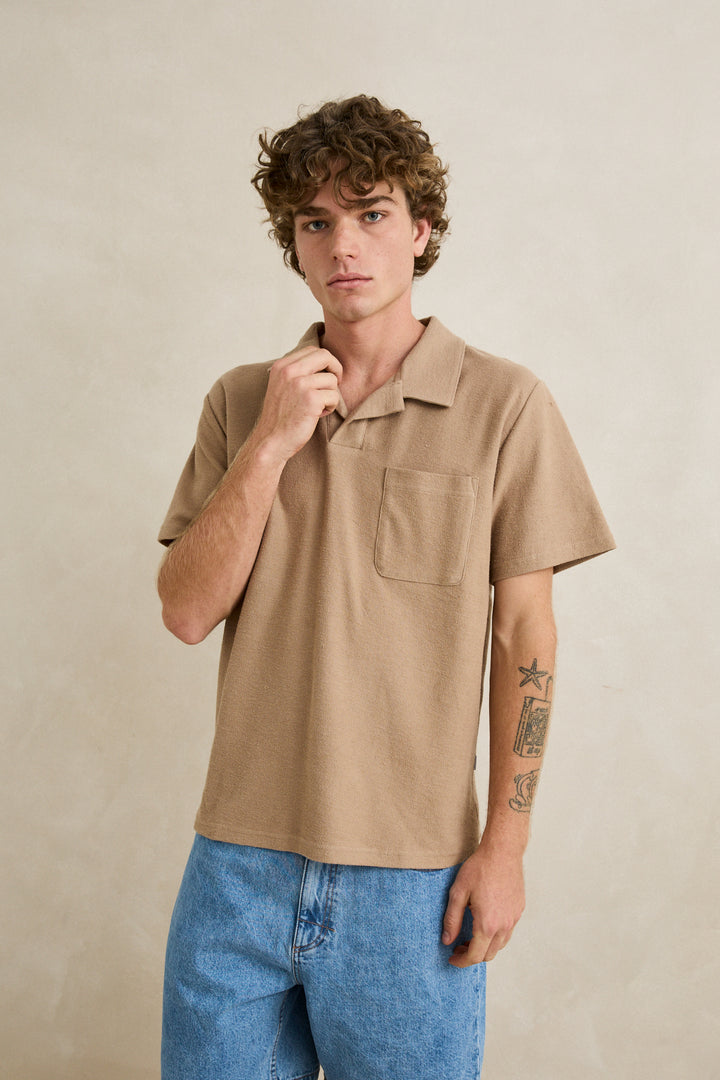 Rhythm Vintage Terry Polo -Incense