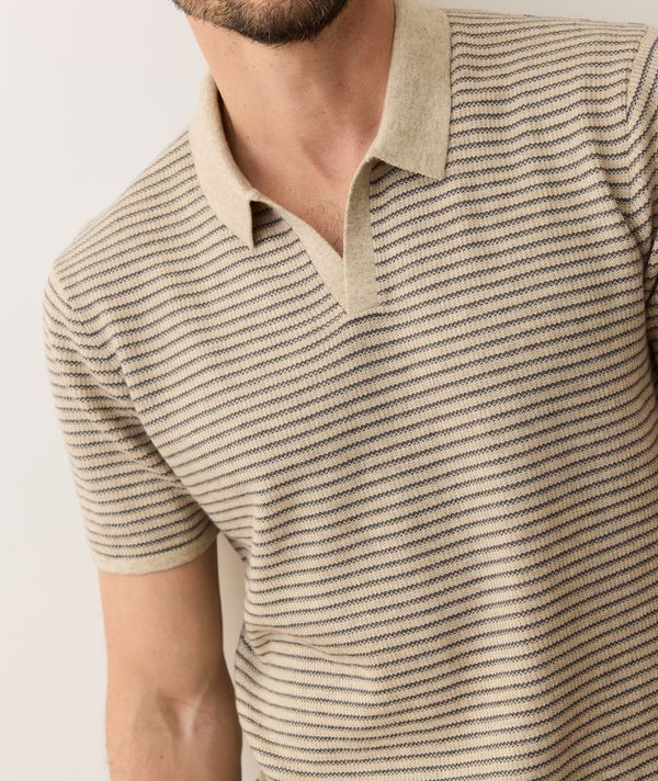 Polo pull Liam Marine Layer