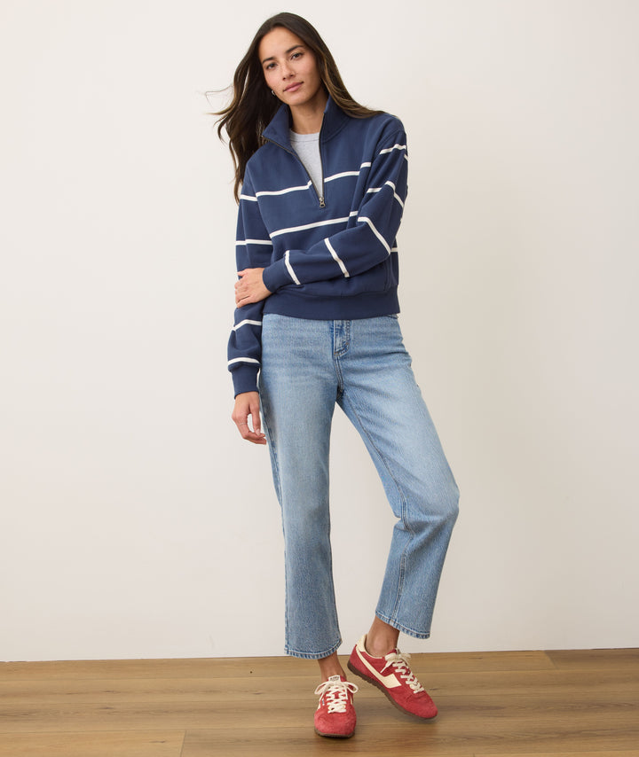 Marine Layer Cloud 9 Fleece Half Zip Sweatshirt