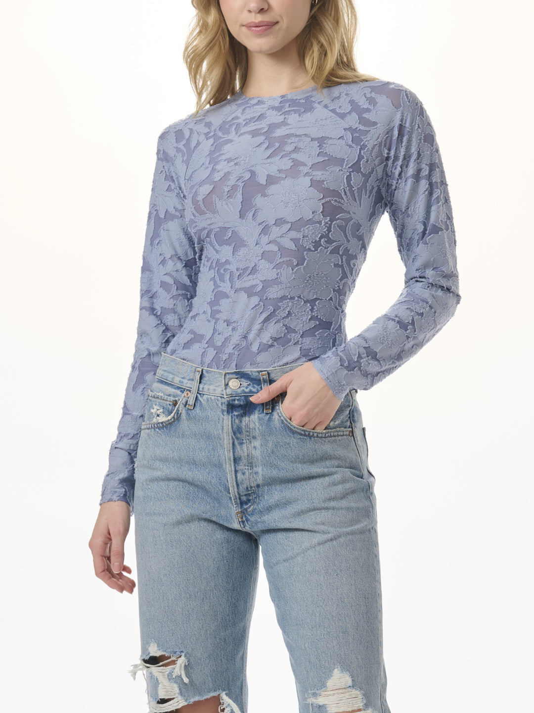 Splendid Cecelia Floral LS Tee