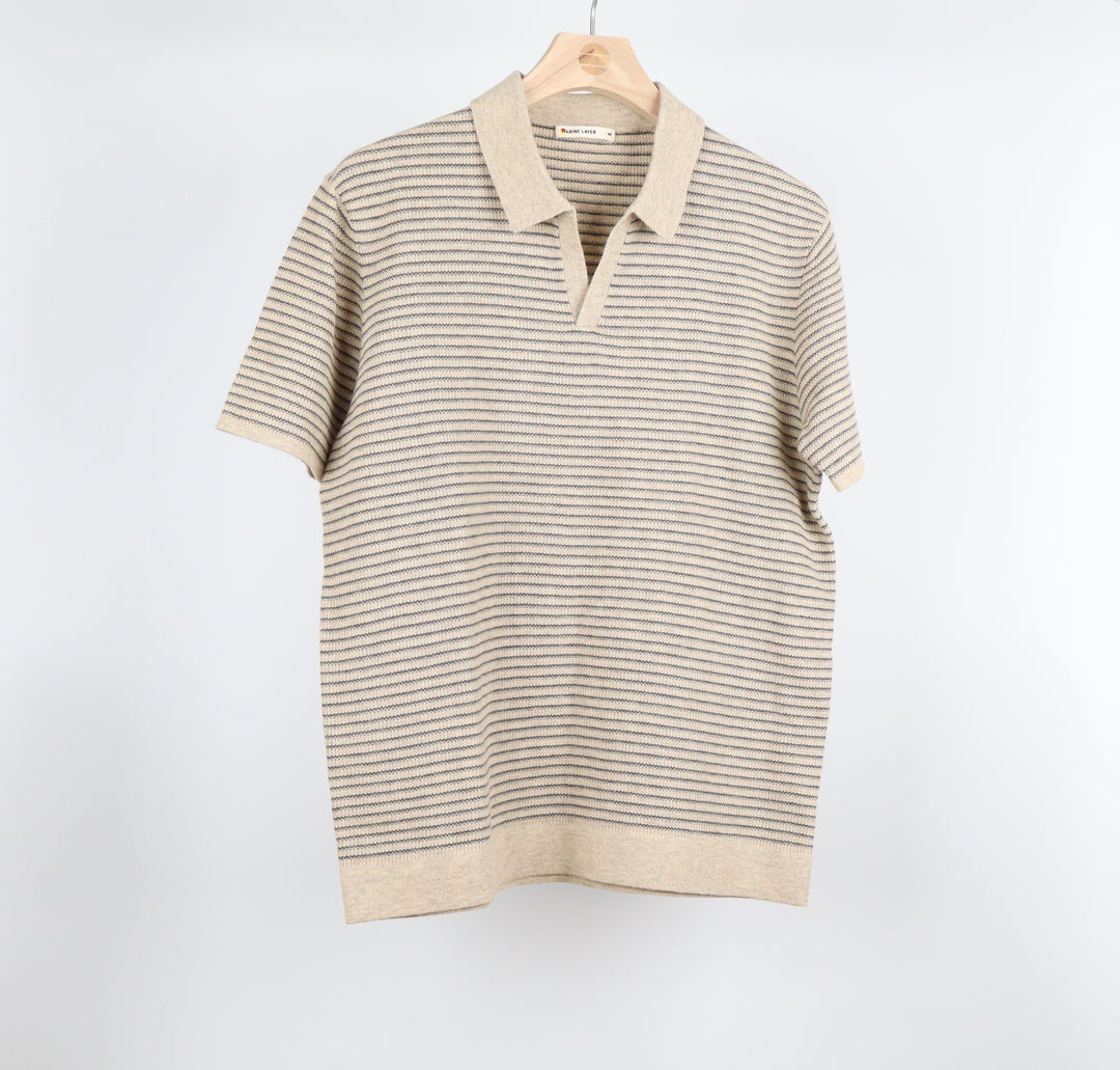 Polo pull Liam Marine Layer