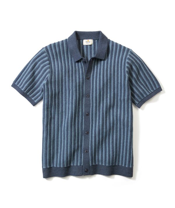 Marine Layer Graham Sweater Button Down Shirt