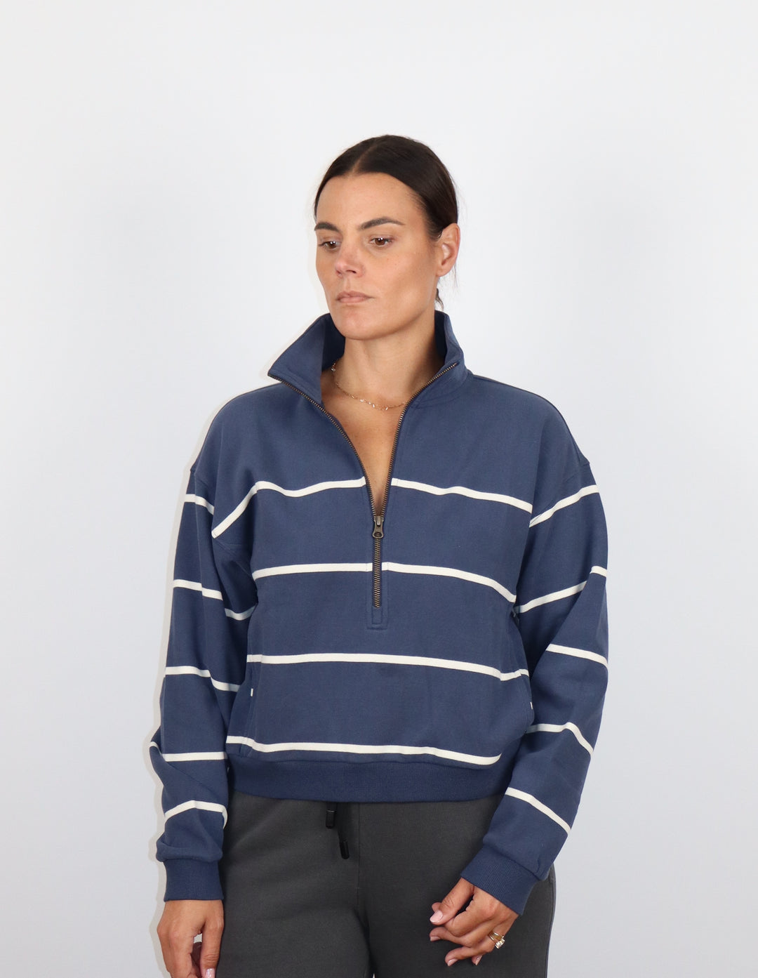 Marine Layer Cloud 9 Fleece Half Zip Sweatshirt