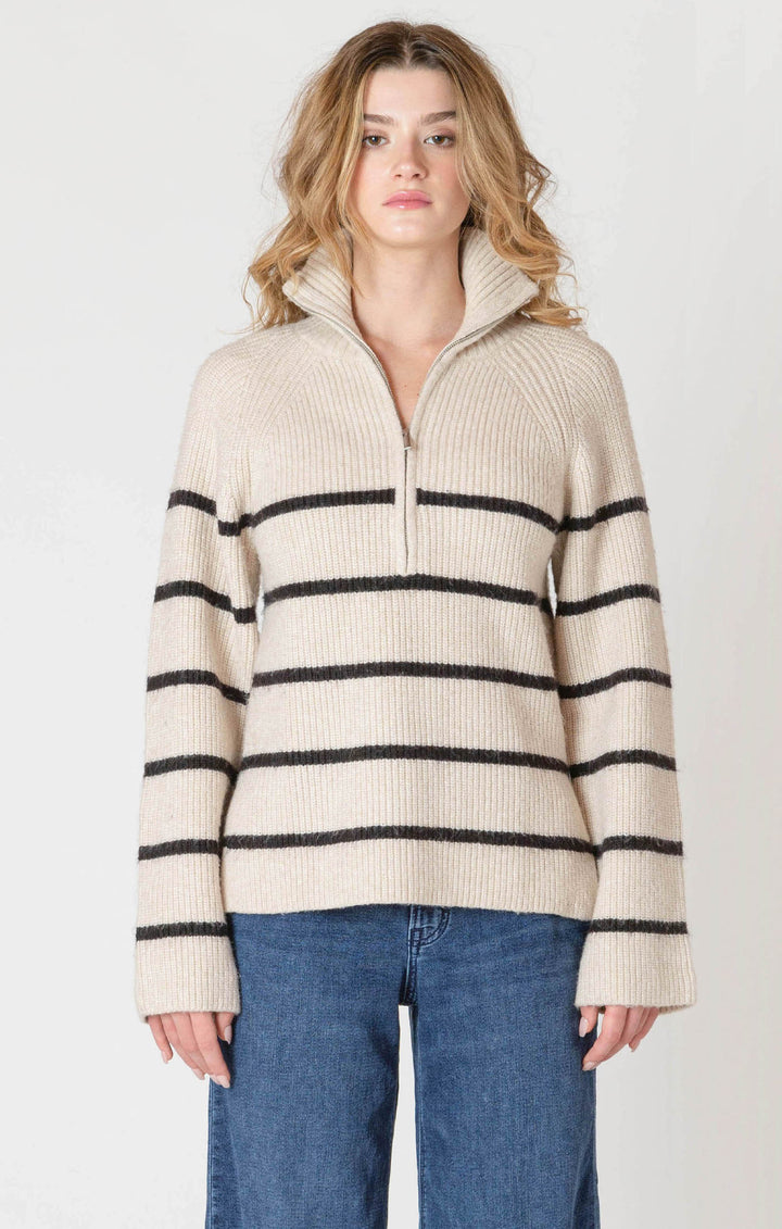 Room 34 Half-Zip Longline Sweater