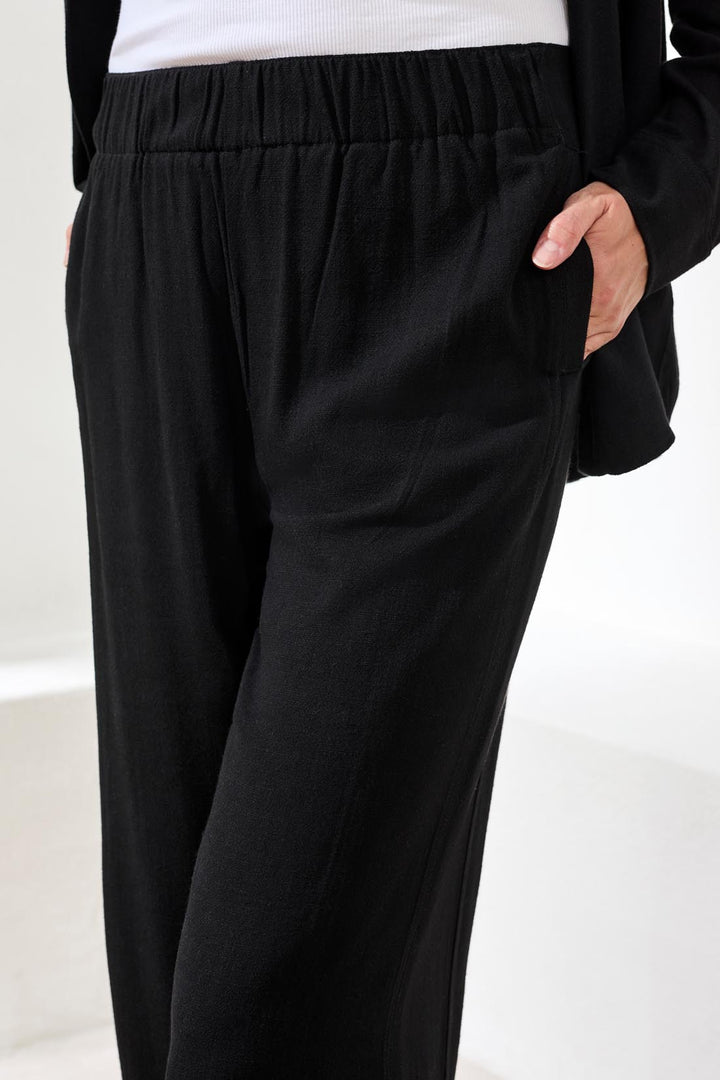 Tribal Pull On Ankle Pant with Front Pockets