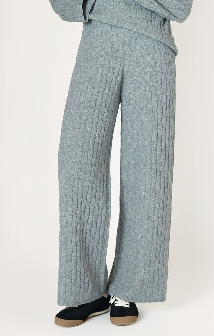 Dex Pull On Cable Knit Sweater Pant