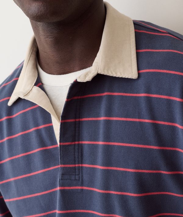 Marine Layer Sueded Rugby Polo