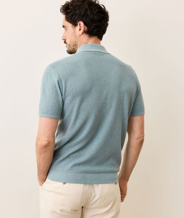 Marine Layer Greyson Sweater Polo