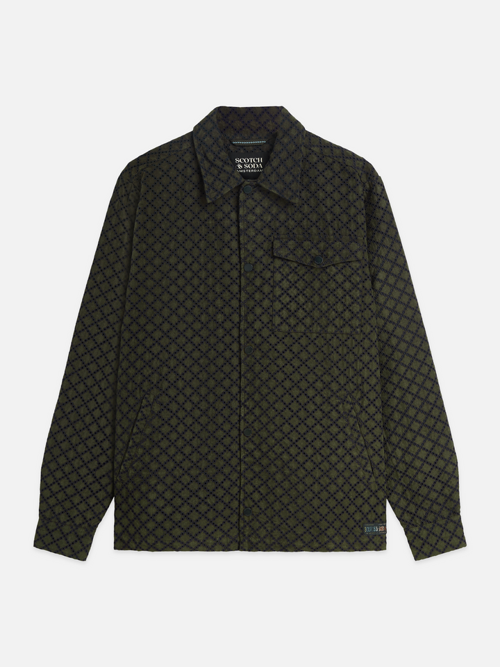 Scotch & Soda Broderie Anglaise Coach Jacket