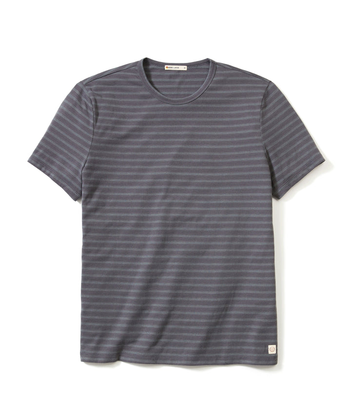 Marine Layer Signature Jacquard Crew Tee