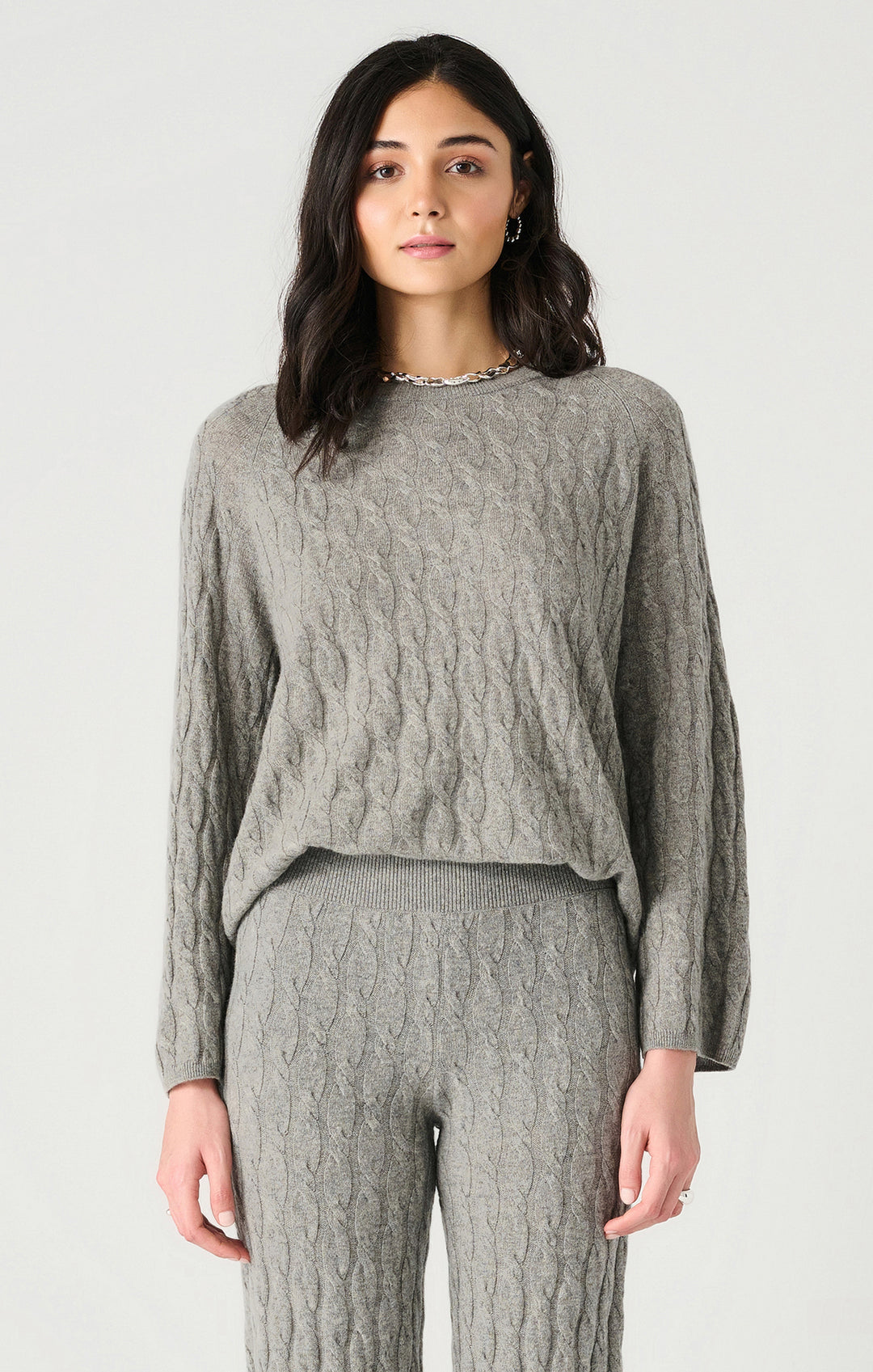 Dex LS Cable Knit Sweater