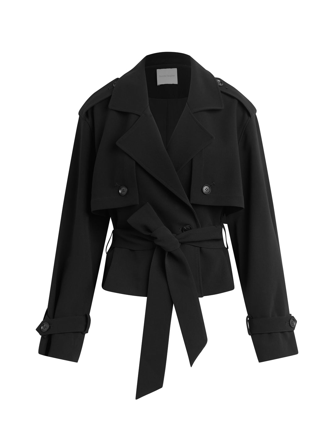 Favorite Daughter The Cropped Charles Trench Jacket