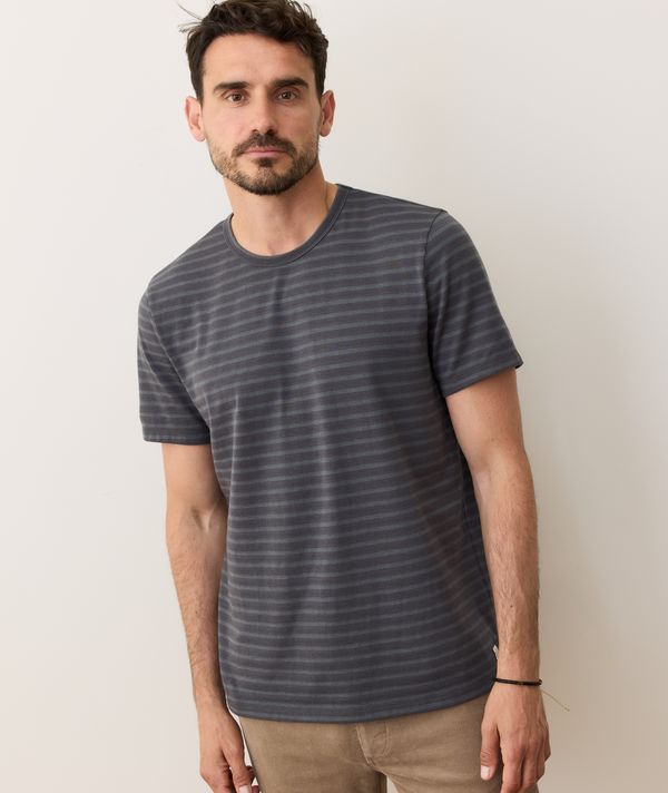 Marine Layer Signature Jacquard Crew Tee