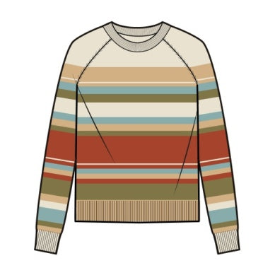 Pendleton Stripe Crewneck Pullover