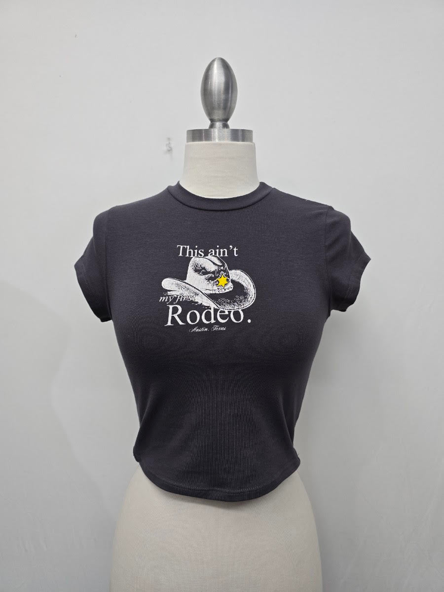 G Mini This Aint My First Rodeo Cotton Tee