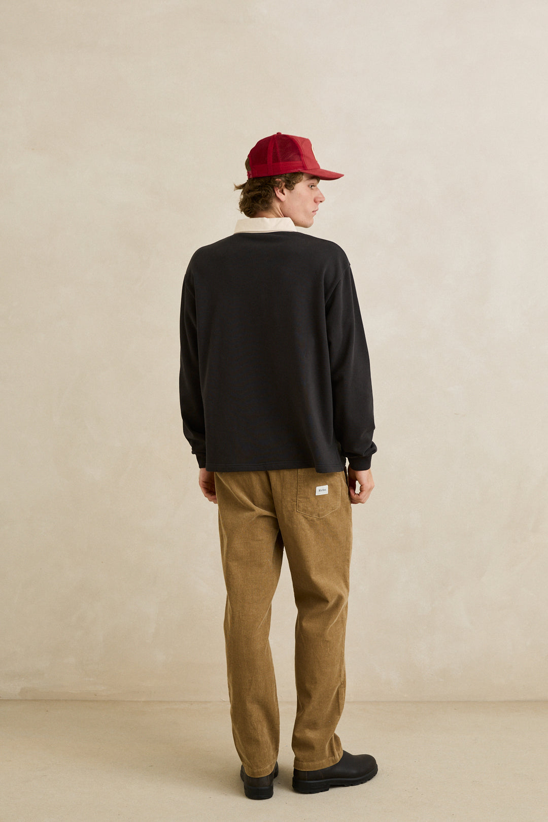 Rhythm Koa Vintage Rugby Long Sleeve Polo