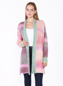 Room 34 by Dex Open Front Mid-Length Cardigan Duster